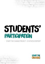 Students’ participation START THE CHANGE PROJECT - SYNTHESIS REPORT
